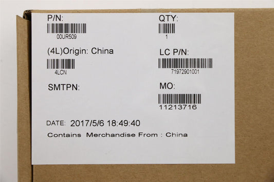 Lenovo 00UR509 LABEL, GEO, ASM