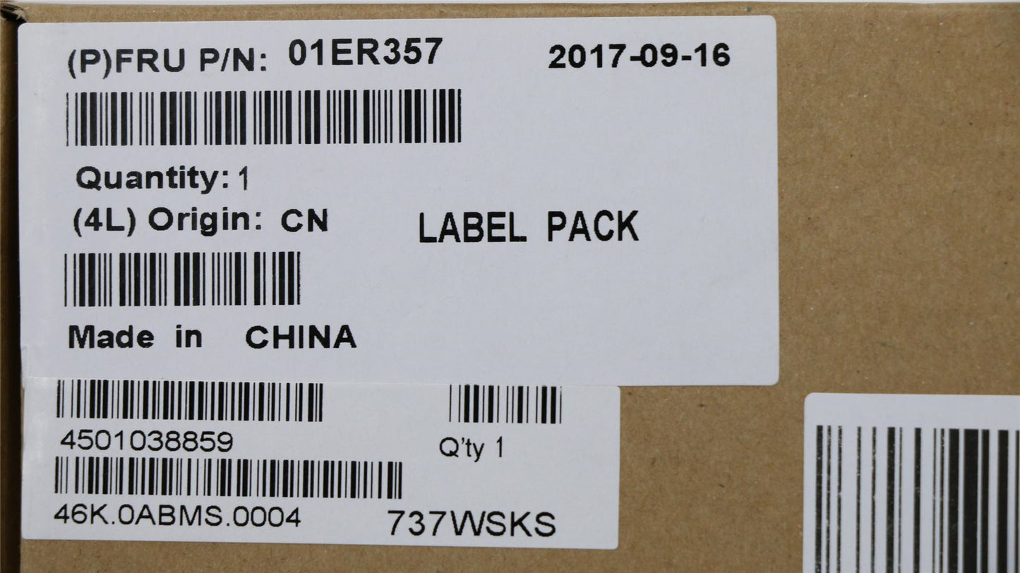 Lenovo 01ER357 LABEL Geo Label KIT