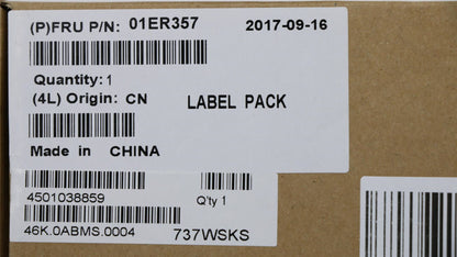 Lenovo 01ER357 LABEL Geo Label KIT