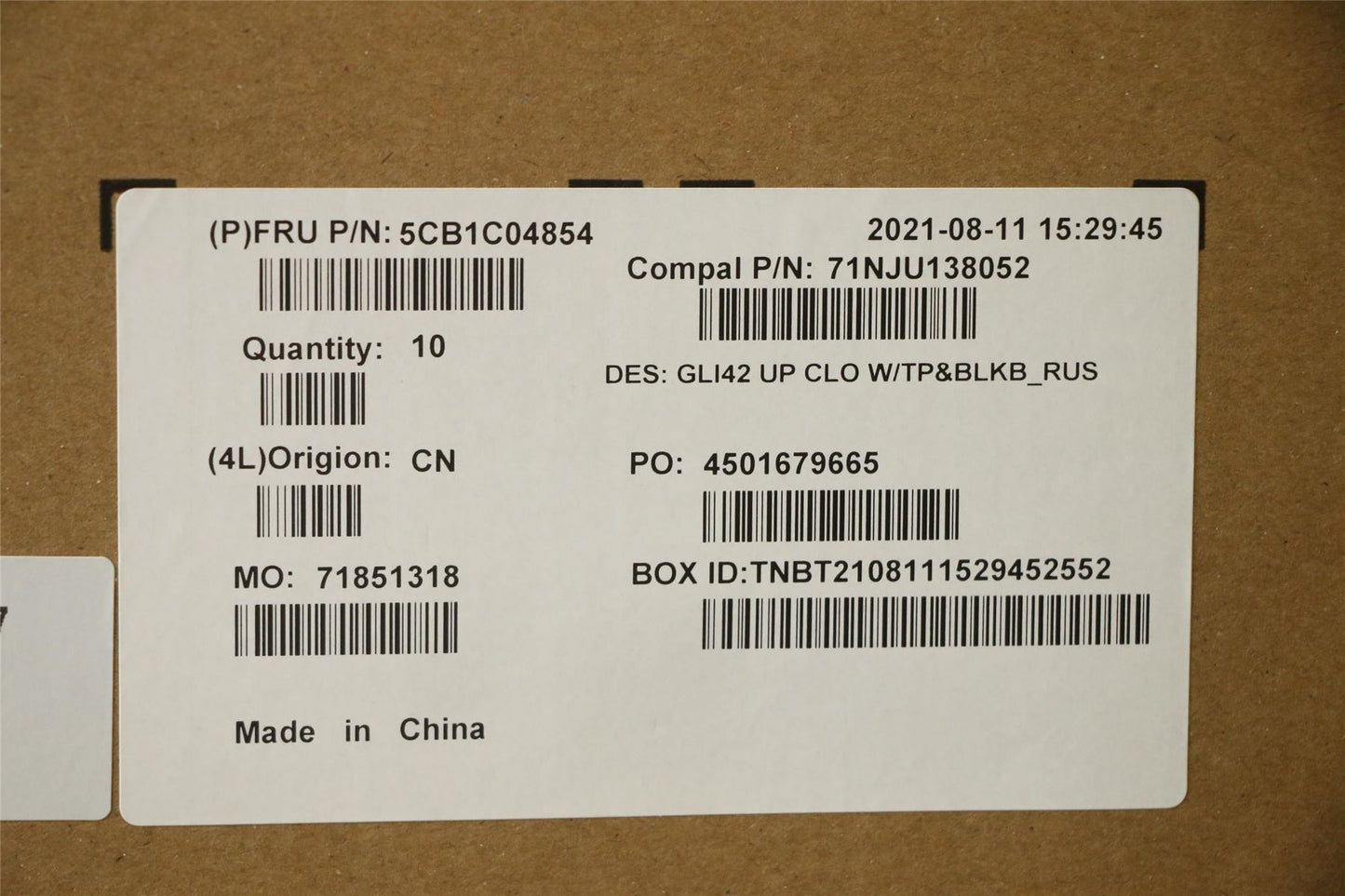 Lenovo IdeaPad 5 14ITL6 5 14ACN6 Palmrest Cover Touchpad Keyboard 5CB1C04854