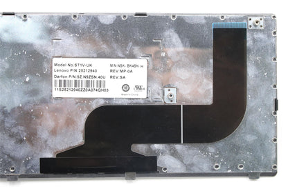 Lenovo ST1V-DF-UK-BlackKeyGreyF-KBD UK English Keyboard 25212940
