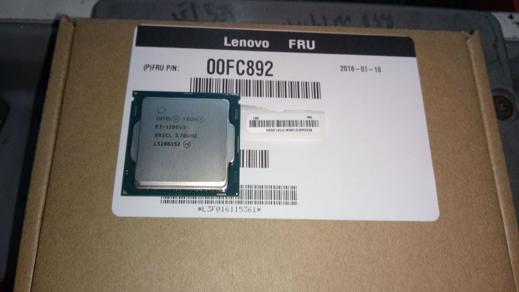 Lenovo ThinkServer P310 Tower TS150 Tower TS450 CPU Processor 00FC892