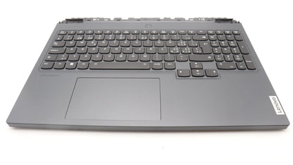 Lenovo Legion 7 16IRX8 Palmrest Cover Touchpad Keyboard Switzerland 5CB1L39268