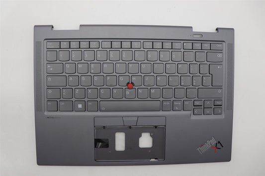 Lenovo Yoga X1 8th Gen Palmrest Cover Keyboard Italian Grey Backlit 5M11H62442