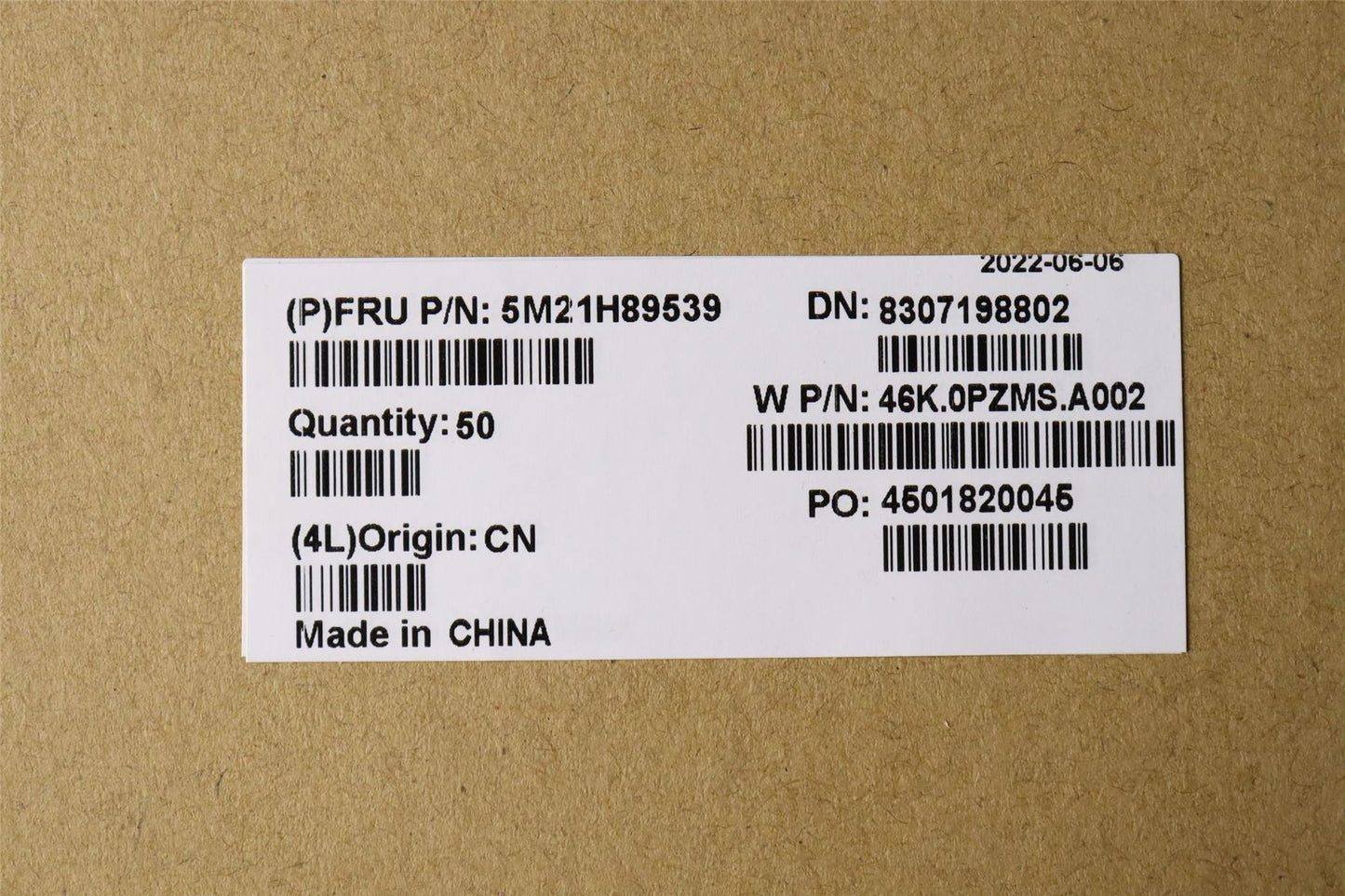 Lenovo MECHANICAL Base Miscellaneous PKG UMA 5M21H89539