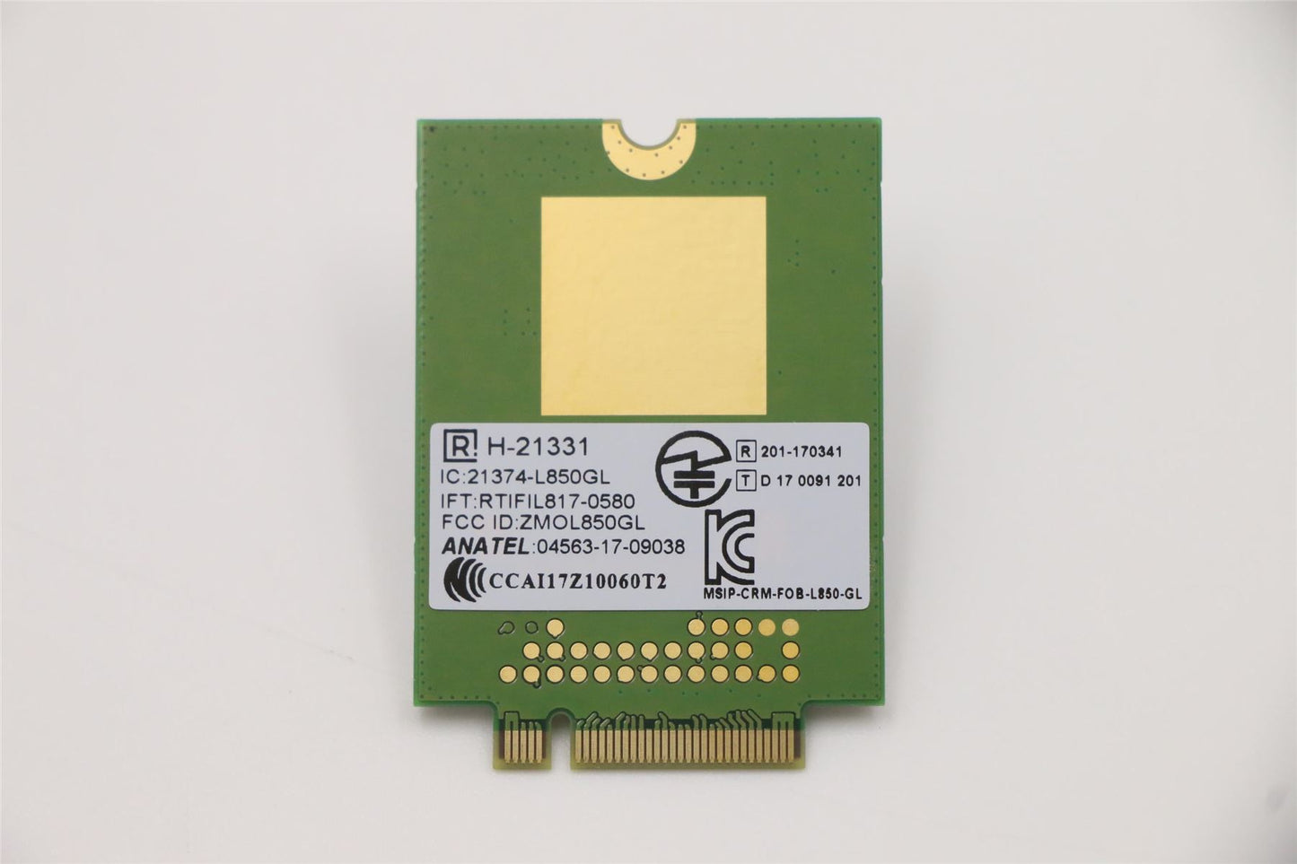 Lenovo Yoga X1 3rd X380 C640-13IML LTE Wi-Fi Wireless Card Board 01AX792