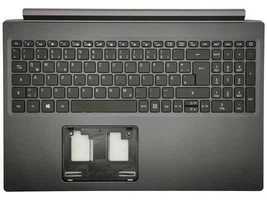 Acer Aspire A715-75G Palmrest Cover Keyboard German Black Backlit 6B.Q99N2.014