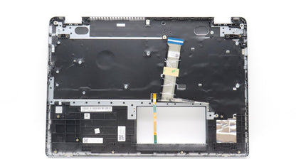 Lenovo IdeaPad 5 16IAU7 Keyboard Palmrest Top Cover Nordic Cloud Grey 5CB1H81055