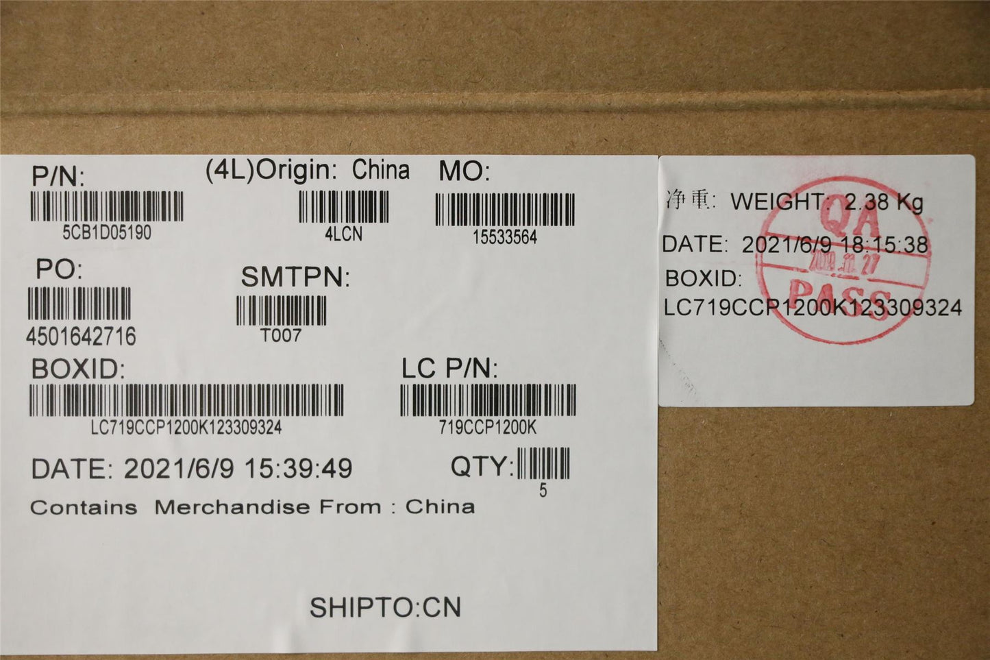 Lenovo Upper Case ASM_UKE L82N3 GY 5CB1D05190