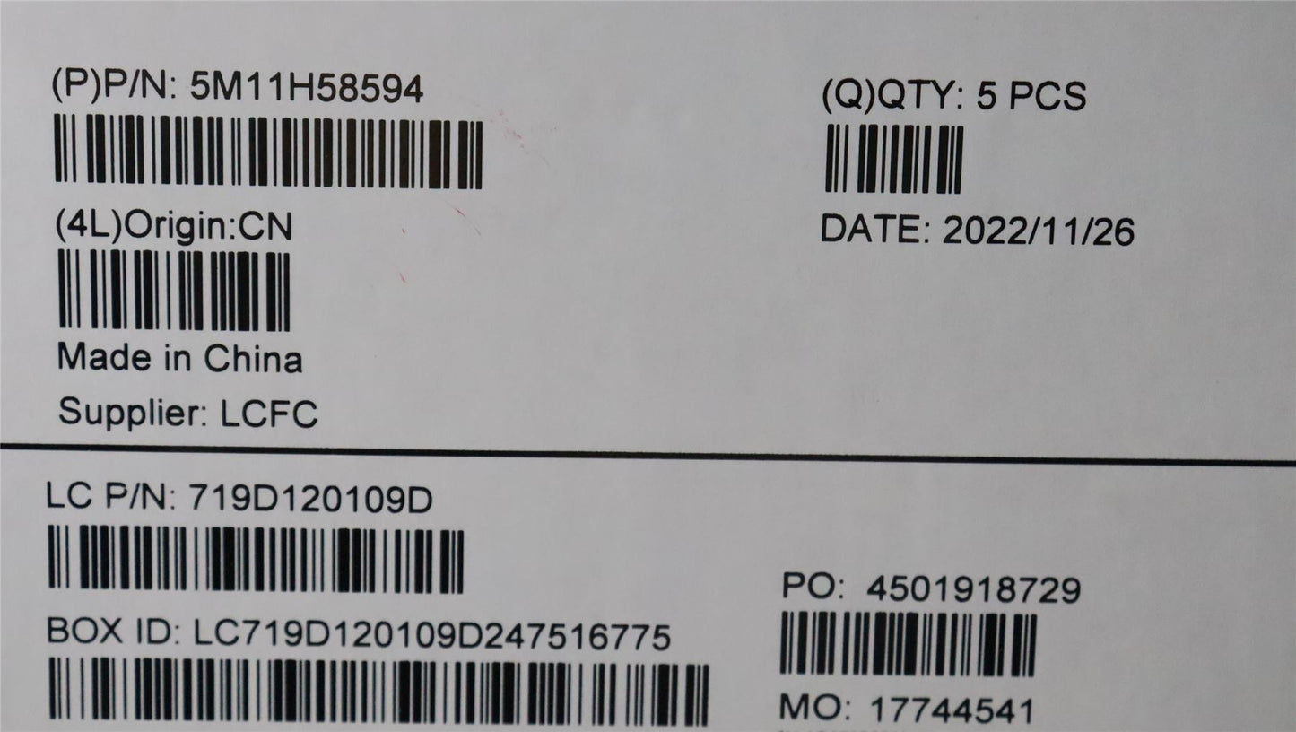 Lenovo MECH_ASM KB CCV 058FRA BKLT(PMX)FPRUKSR 5M11H58594