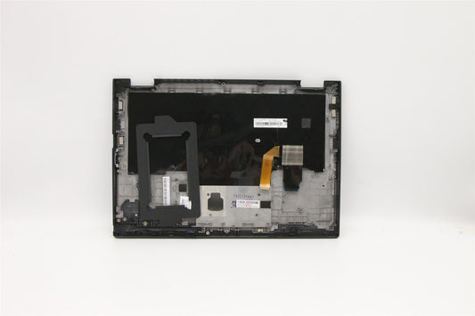 Lenovo Yoga X390 Keyboard Palmrest Top Cover French Black Backlit 02HL516