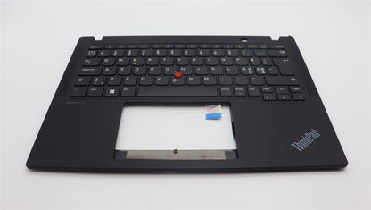Lenovo ThinkPad X13 Gen 4 Keyboard Palmrest Top Cover Nordic Black 5M11H94316