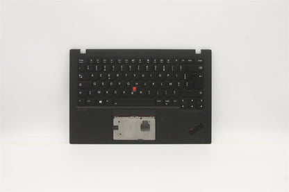 Lenovo Carbon X1 7th Keyboard Palmrest Top Cover French Black Backlit 5M10W85885