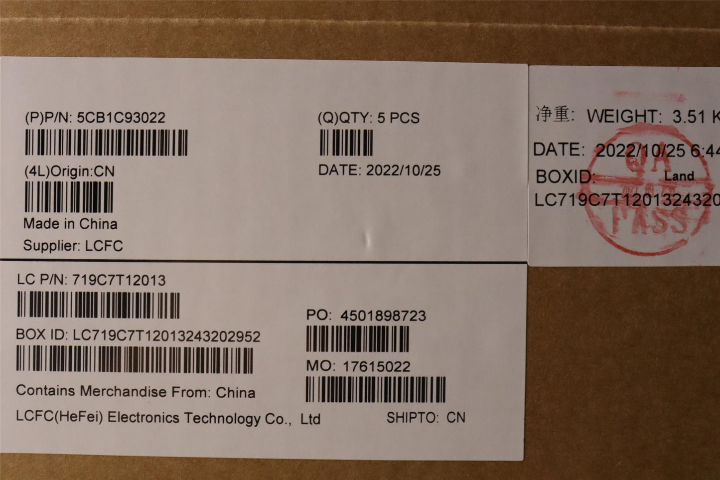 Lenovo Upper Case ASM_SWS L82JW BK_WHW/F 5CB1C93022