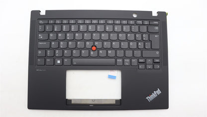 Lenovo ThinkPad X13 Gen 4 Keyboard Palmrest Top Cover Spanish Black 5M11H94495