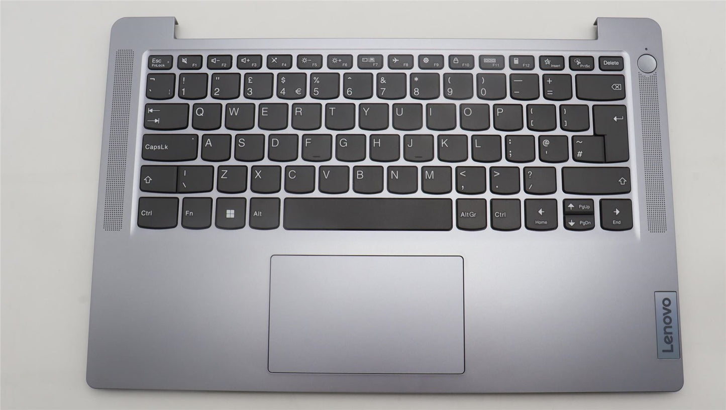 Lenovo IdeaPad 3 14IRU8 Palmrest Cover Touchpad Keyboard UK Grey 5CB1L49432