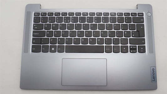 Lenovo IdeaPad 3 14IRU8 Palmrest Cover Touchpad Keyboard UK Grey 5CB1L49432