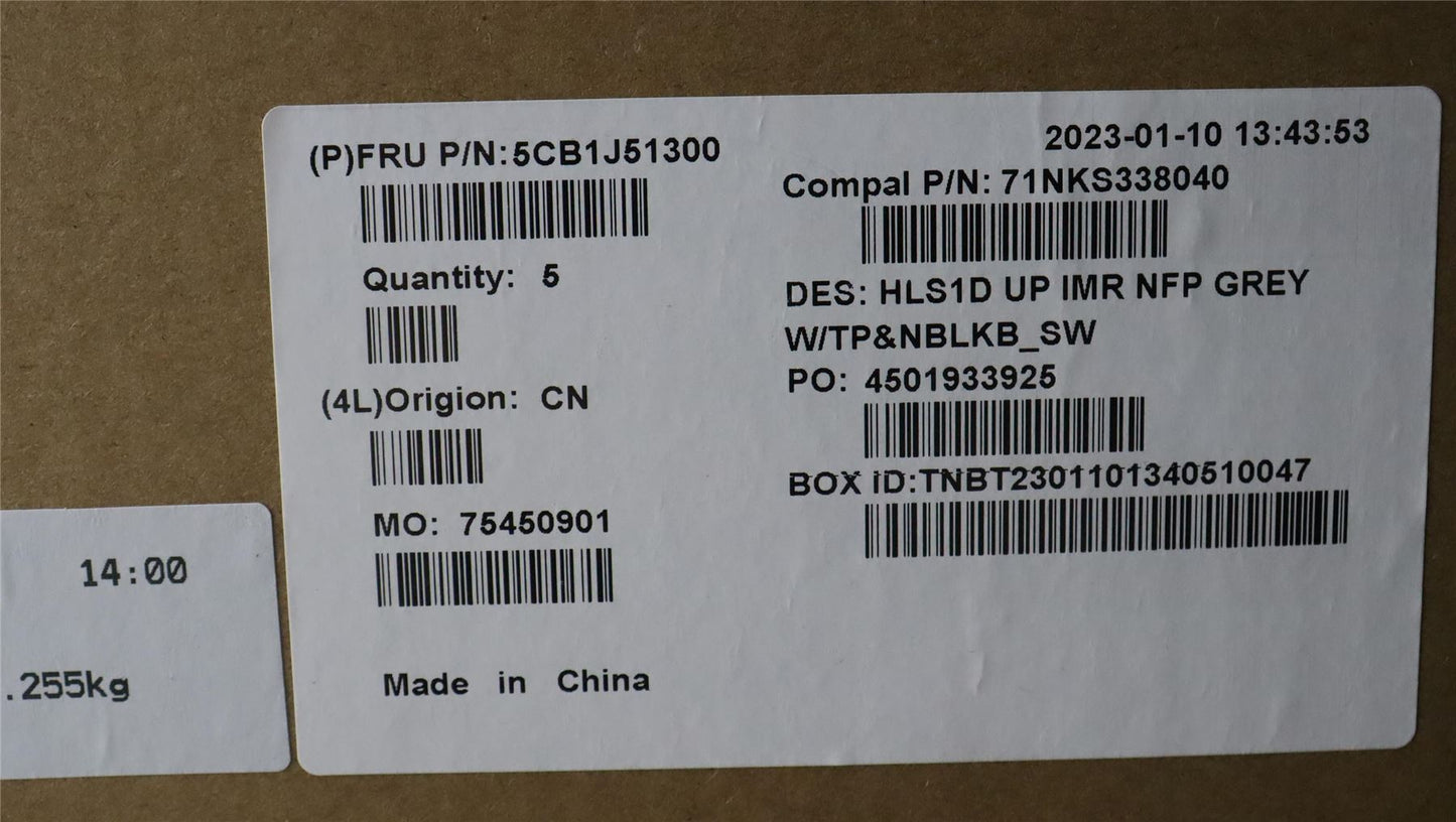 Lenovo IdeaPad 1 15AMN7 Palmrest Cover Touchpad Keyboard Swiss 5CB1J51300