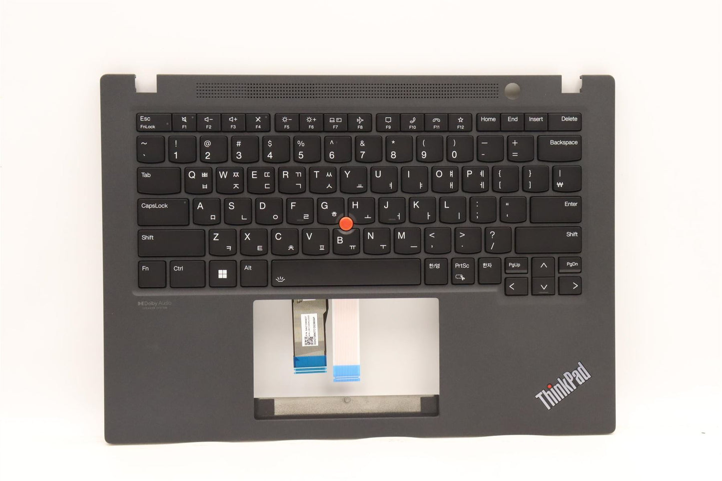 Lenovo ThinkPad T14s Gen 3 Keyboard Palmrest Top Cover Korean Black 5M11H27439