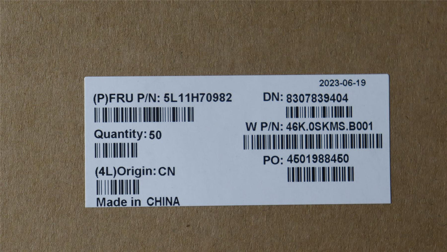 Lenovo LABEL FRU LABEL GEO BK Fenrir2.0_Intel 5L11H70982