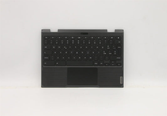 Lenovo Chromebook 300e 2nd Gen Palmrest Touchpad Cover Keyboard Black 5CB0Y57949