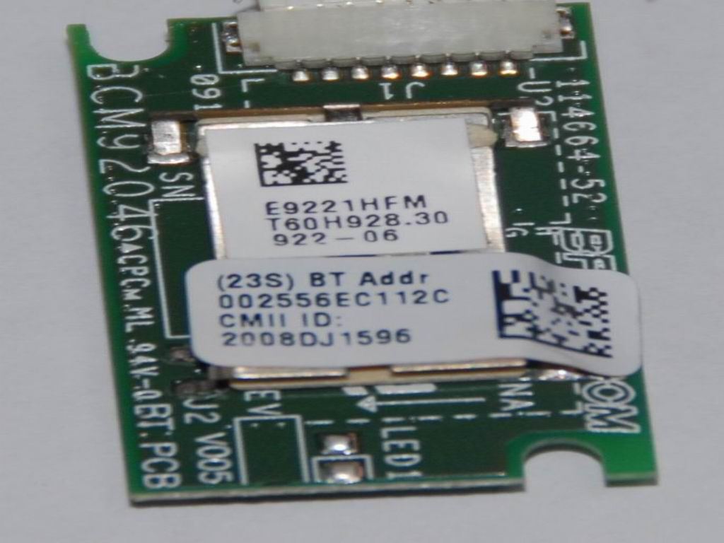 Lenovo Fcn BCM92046 BT2.1 EDR U DT BT Bluetooth 2.1 Flash Board 20002305