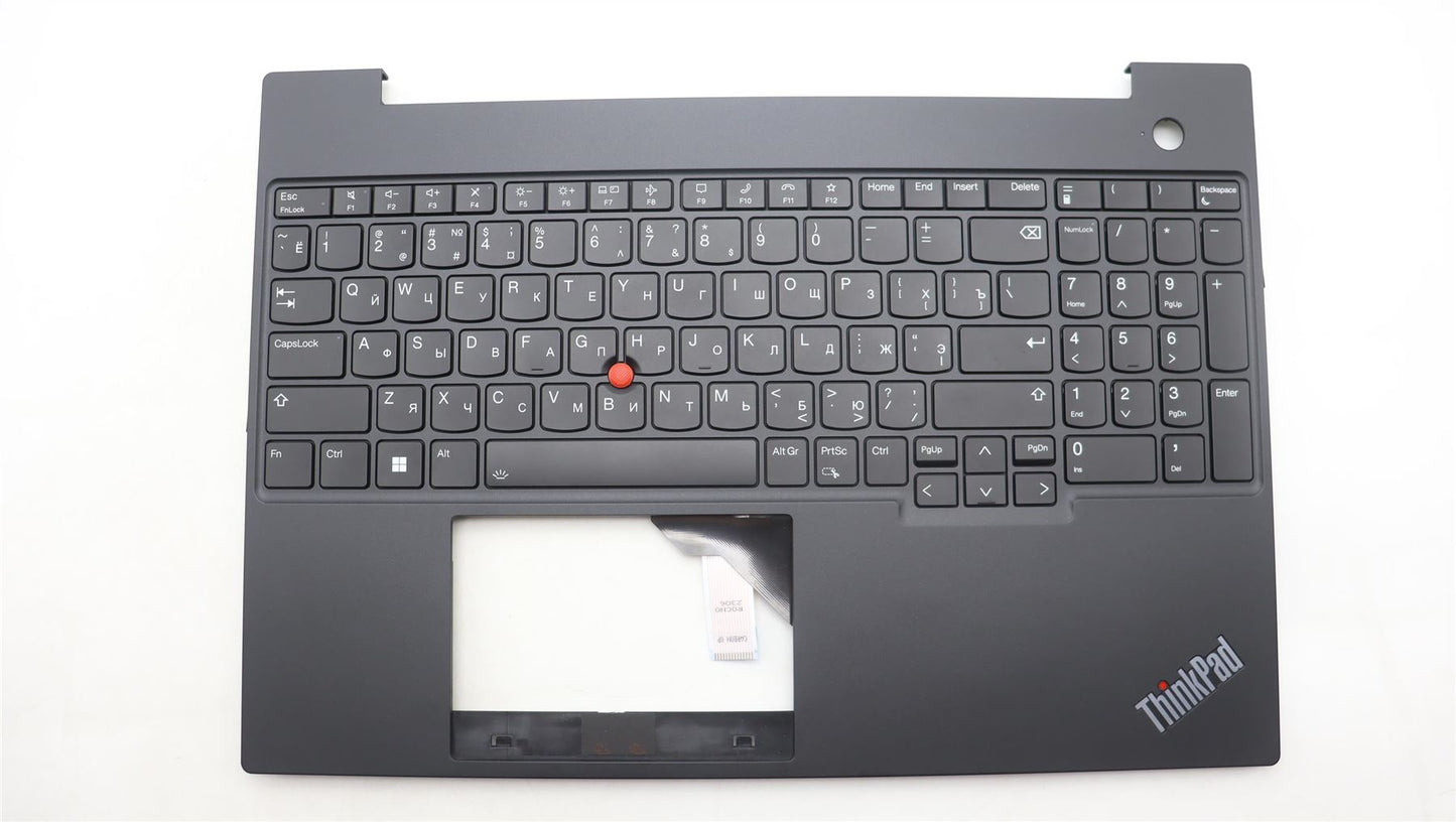 Lenovo ThinkPad E16 Gen 1 Keyboard Palmrest Top Cover Russian Black 5M11H94895