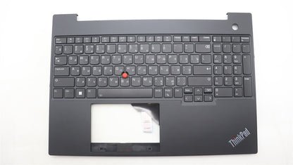 Lenovo ThinkPad E16 Gen 1 Keyboard Palmrest Top Cover Russian Black 5M11H94895