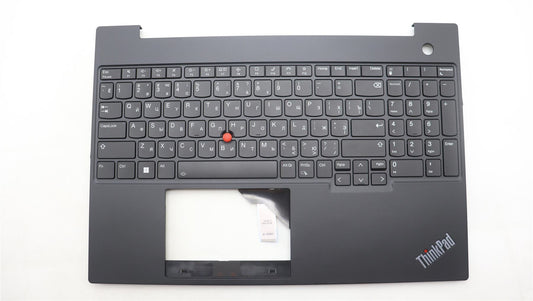 Lenovo ThinkPad E16 Gen 1 Keyboard Palmrest Top Cover Russian Black 5M11H94895