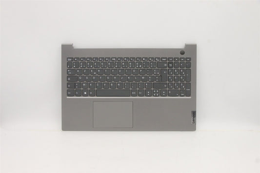 Lenovo ThinkBook 15 G2 ITL Tastatur Handballenauflage Obere Abdeckung Französisch Grau 5CB1B35071