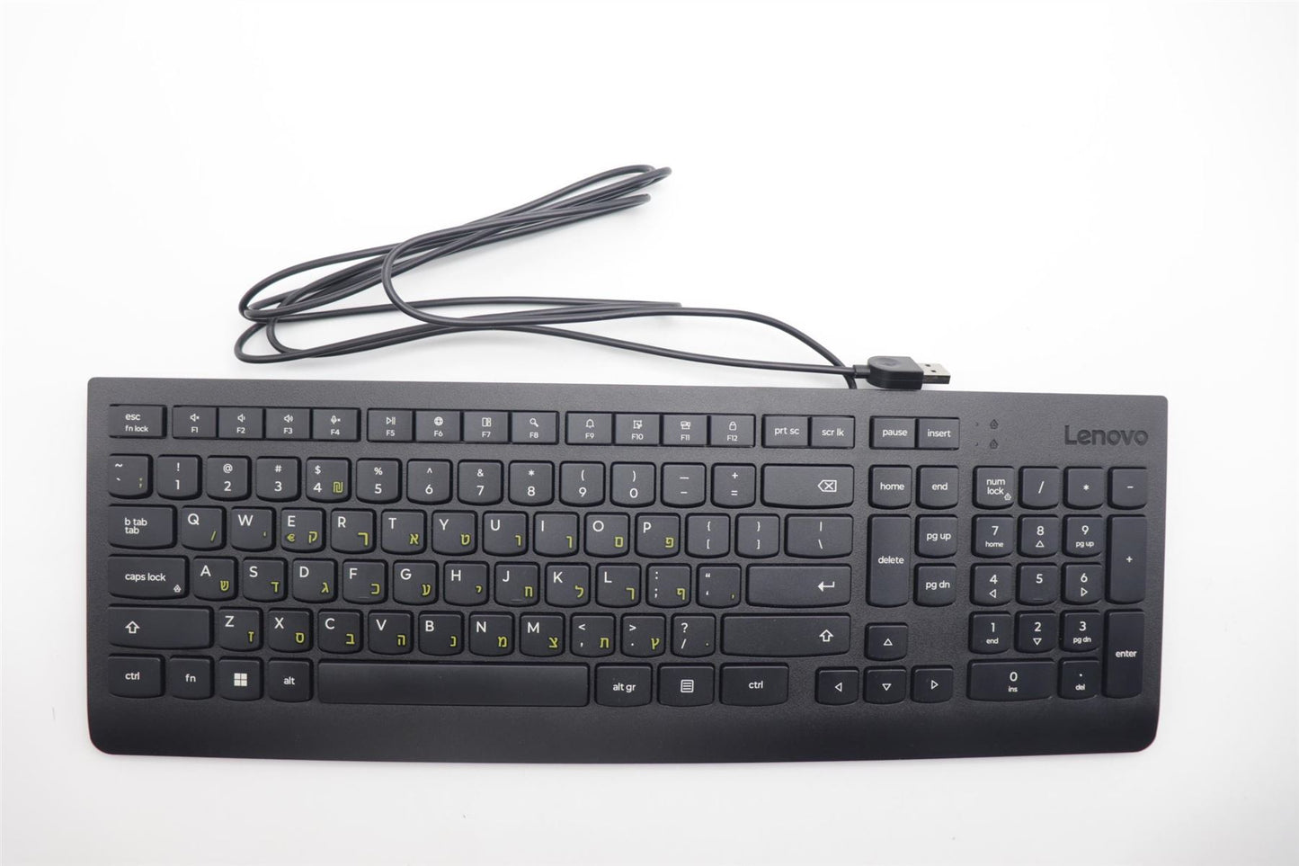Lenovo DT_KYB Calliope USB G2.5 BK_Hebrew 5D50U84583