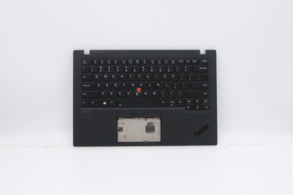 Lenovo Carbon X1 8th Keyboard Palmrest Top Cover US Black Backlit 5M10Z27521