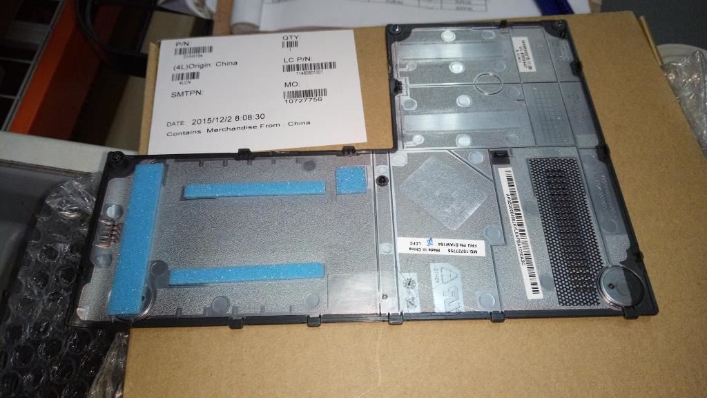 Lenovo ThinkPad E460 E465 HDD Hard Drive Door Cover Black 01AW164