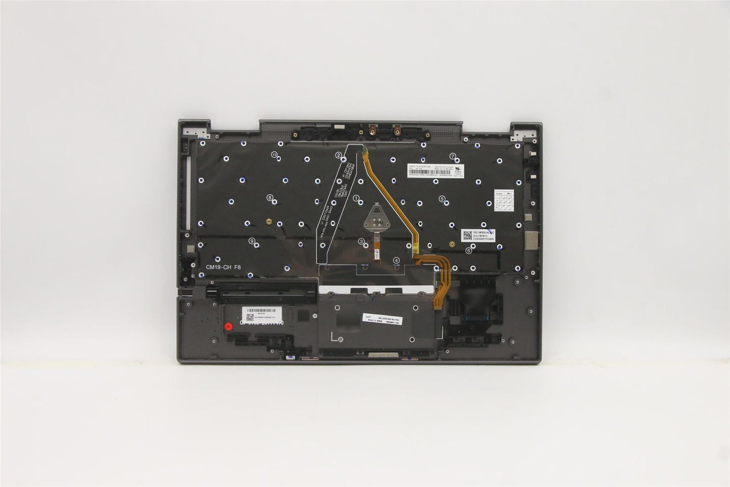 Lenovo ThinkPad X1 5th Gen Keyboard Palmrest Top Cover Korean 5M10Z37108