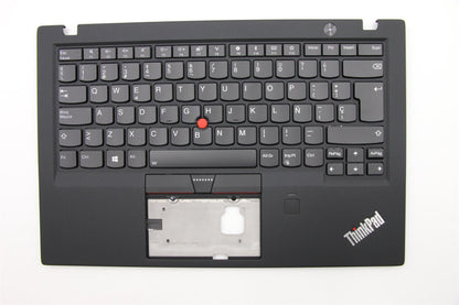 Lenovo Carbon X1 5th Keyboard Palmrest Top Cover Spanish Black 01LX532