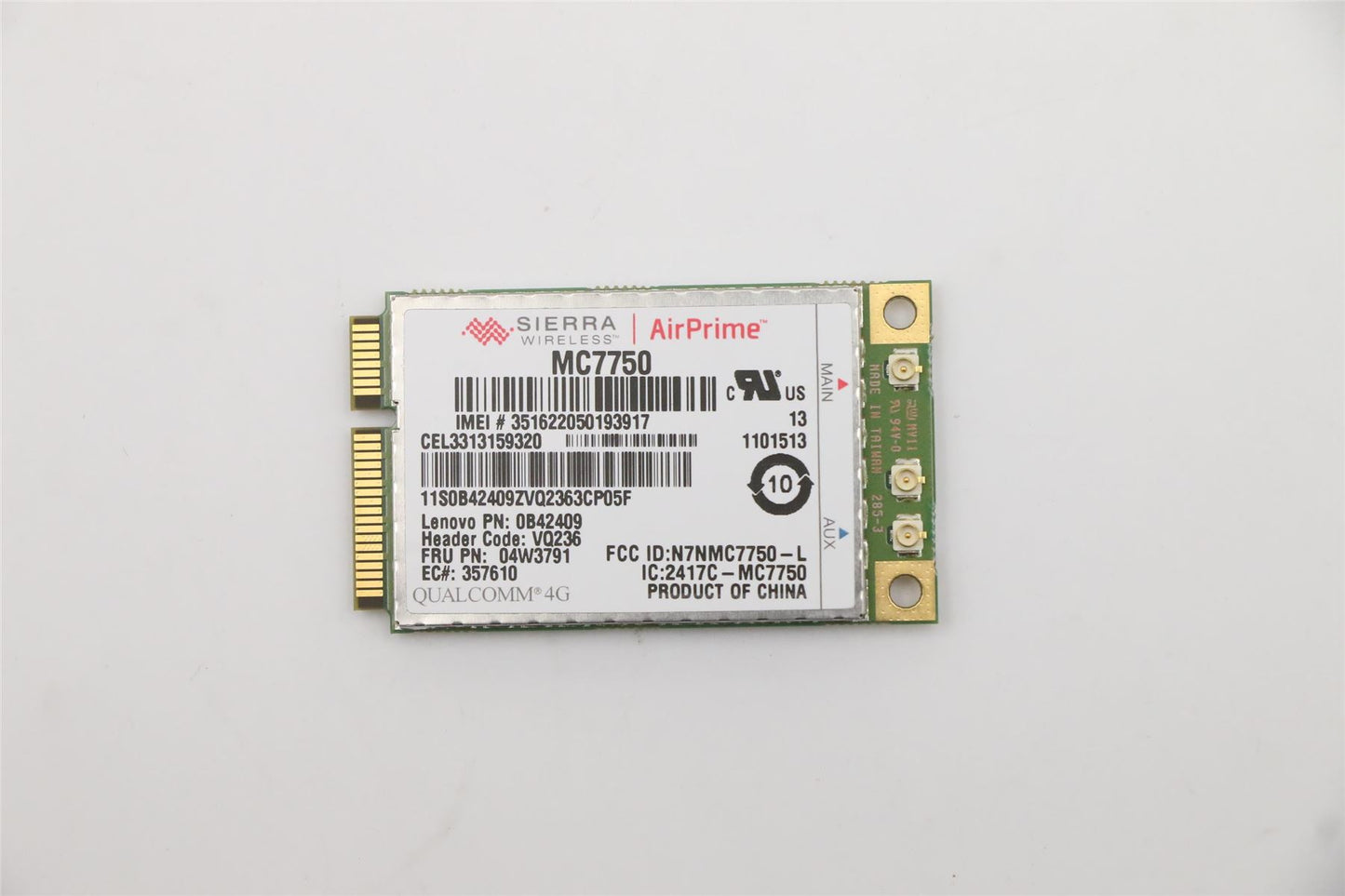 Lenovo ThinkPad GOBI 4000 Mobile Broadband #� 04W3791