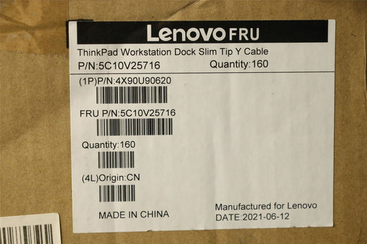 Lenovo ThinkPad Thunderbolt 3 Dock Gen 2 Dock Y Spliter Cable Adapter 5C10V25716