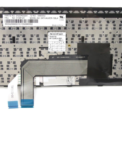 Lenovo ThinkPad E575 Keyboard Latin Spanish Black 01AX123