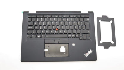 Lenovo Yoga X390 Palmrest Cover Touchpad Keyboard Estonian Black 02HM712