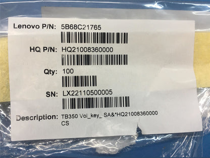 Lenovo TB350 Vol_key_ SA&*HQ21008360000 CS 5B68C21765