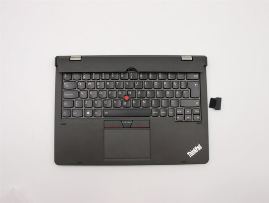 Genuine Lenovo Helix Palmrest Touchpad Dock Keyboard Base Swedish Black 03X7073