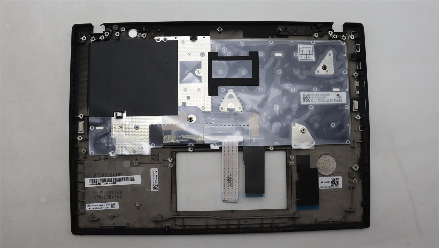 Lenovo ThinkPad T14s Gen 4 Keyboard Palmrest Top Cover Spanish LA 5M11L59371