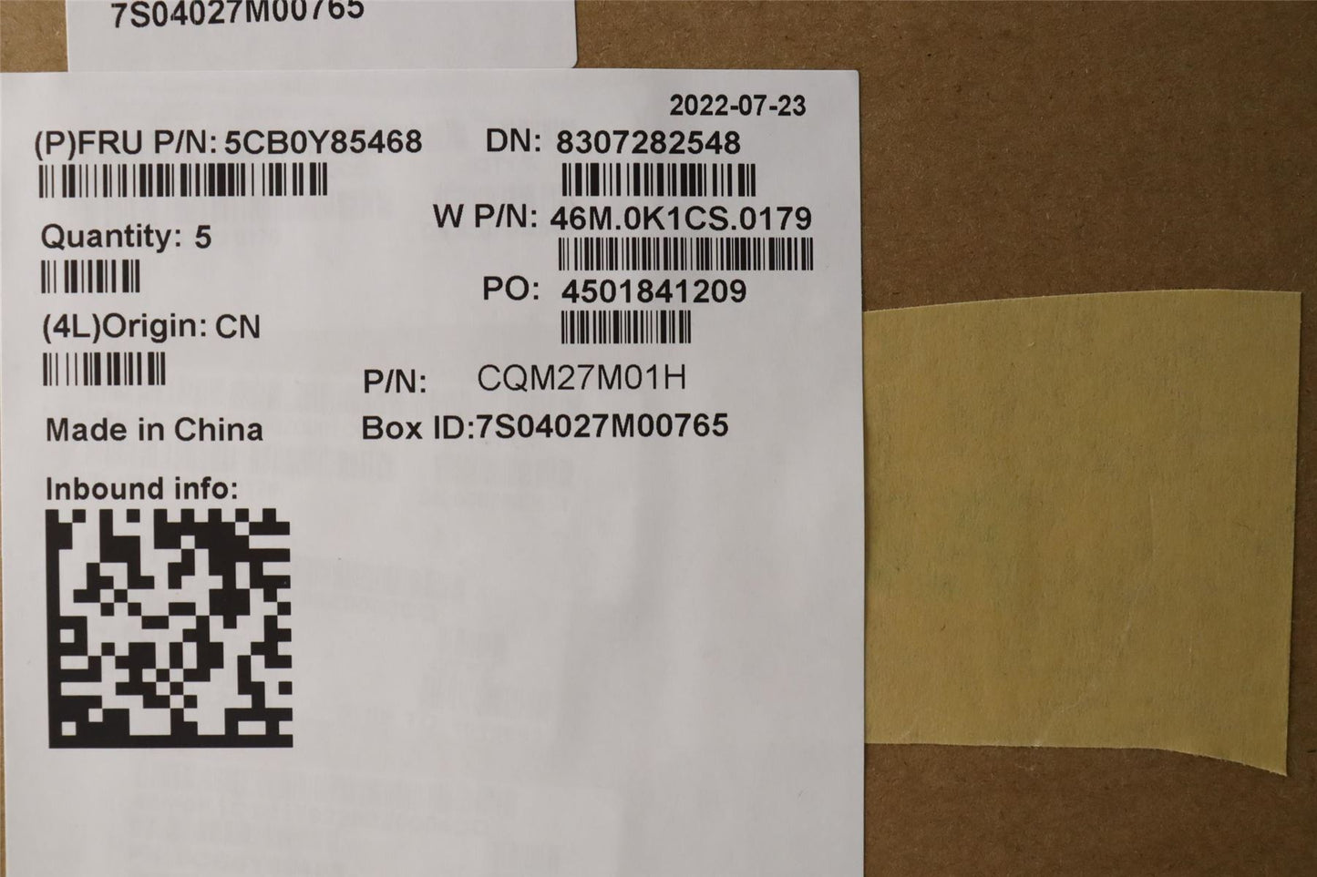Lenovo Upper Case ASM_CH W 81X1 GY 5CB0Y85468