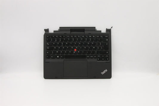 Lenovo ThinkPad Helix Palmrest Cover Touchpad Keyboard Belgian Black 04X0630
