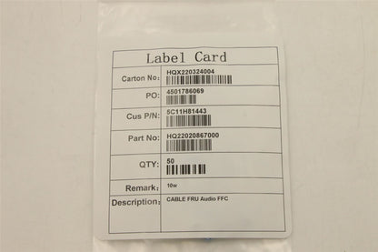 Lenovo FRU Audio FFC 5C11H81443