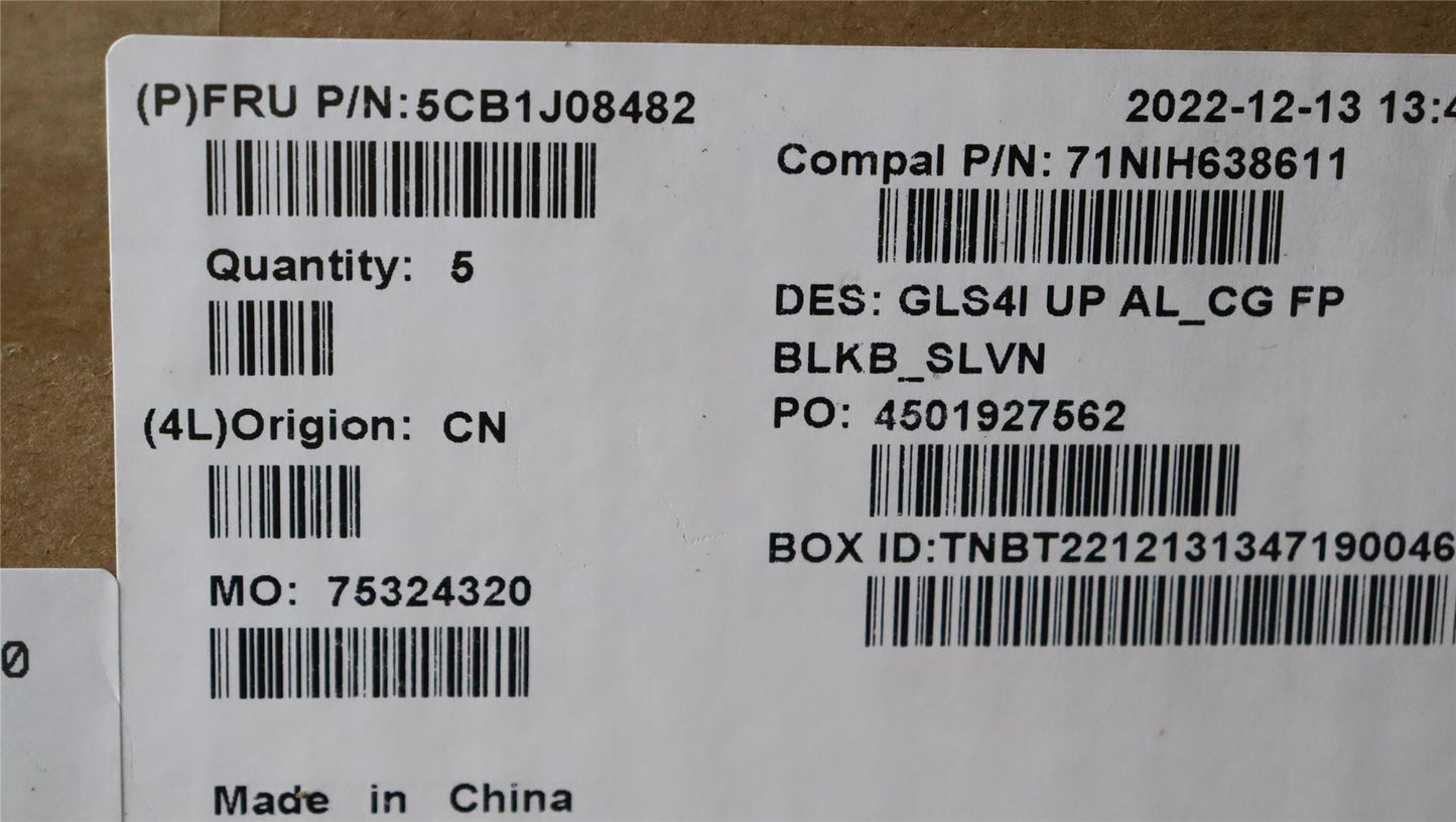 Lenovo IdeaPad 5 14IAL7 5 14ABA7 Palmrest Cover Touchpad Keyboard 5CB1J08482