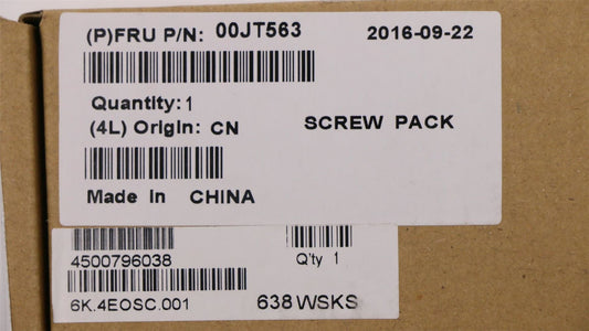 Lenovo ThinkPad Helix Screw Screws Kit 00JT563