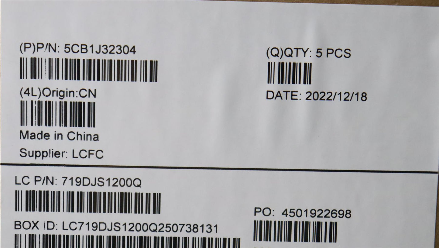 Lenovo Upper Case ASM_POR L82UG SG_WH 5CB1J32304