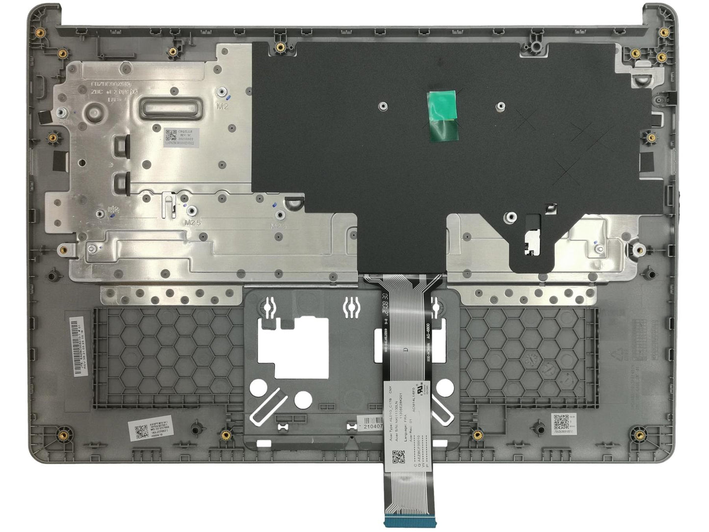 Acer Chromebook CB314-1H CB314-1HT Palmrest Cover Keyboard French 6B.HPYN7.014