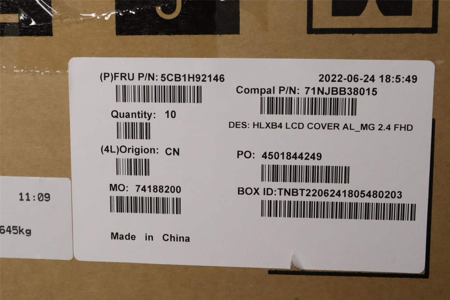 Lenovo LCD Cover C 21DK MG 2.4 5CB1H92146